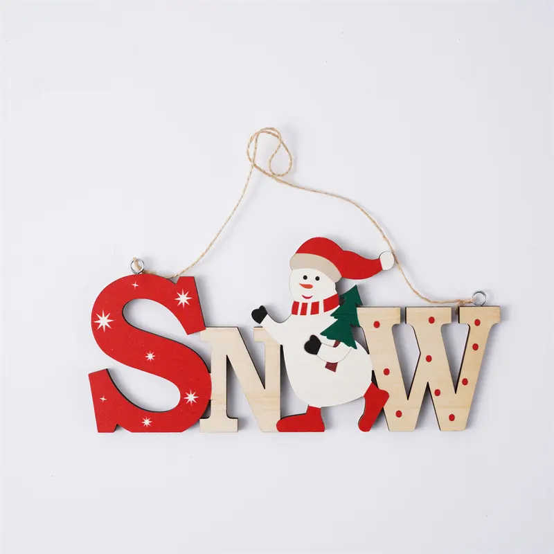 Wholesale Ancient Bronze Snowman Snowflake Santa Claus Christmas Tree Ornaments Supplies Metal Gifts Christmas Decoration