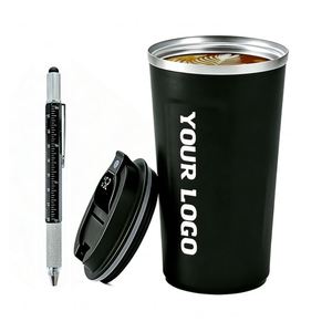 510Ml Mug Stainless Steel Coffee Cup Custom Logo Temperature Display Vacuum <b>Flask</b> Thermal Tumbler Insulated Water Bottle - Product Image 1
