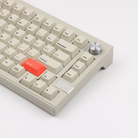 Teclado Mecánico EPOMAKER CIDOO V75 Pro 75% con Montaje Gasket, Inalámbrico Tri-Modo, Hot Swap, Aluminio CNC, Perilla RGB para Gaming