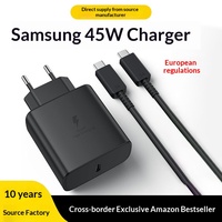 Chargeurs 15/30/45W, norme européenne TPE pour S23/S21/S22 avec interface de charge ultra-rapide Type-C, prise EU, NXCB02