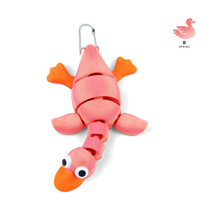 Nouveauté 2026 : Figurines d'action créatives en forme d'oie, imprimées en 3D, colorées, en PLA écologique et souple, thème animal, unisexe, pour les 4-12 ans - Product Image 6