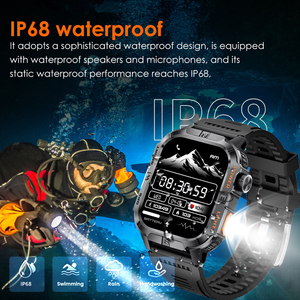 Smartwatch Sportivo <span class=keywords><strong>GPS</strong></span> GTH3 per Uomo, Batteria Grande da 540mAh, Posizionamento Preciso, Impermeabile IP68, Modalità Multi-Sport, Bussola - Product Image 5