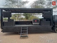 T.I Pro Audio Système de sonorisation extérieur de haute qualité Double 10 pouces Réseau de lignes passives bidirectionnelles Haut-parleurs étanches pour discothèque Métal
