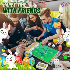 競馬ボードゲームレースゲーム11耐久性のある金属馬と<span class=keywords><strong>2</strong></span>サイコロ付きの厚い無垢材 - Product Image 5