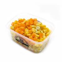 Emballage pour en-cas, desserts et glaces, 150 ml, 200 ml, 250 ml, boîte alimentaire en plastique jetable écologique