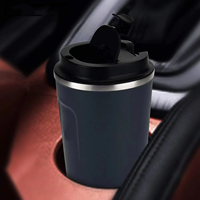 Mug à café isotherme classique avec affichage de la température intelligent, en acier inoxydable, couvercle LED, thermos à double paroi, sans BPA, anti-fuite, pour voiture