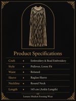 Abaya Dubaï à manches chauve-souris, longueur cheville, brodée de perles et de diamants, robe de soirée, vente en gros, cape kaftan abaya lourdement perlée et pailletée pour femme