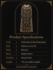 Dubai Abaya Batwing Sleeve Ankle Length diamond Bead Embroidered Gown Wholesale Heavy Beaded Sequin Cape <strong>Kaftan</strong> Abaya for Women - Product Image 2