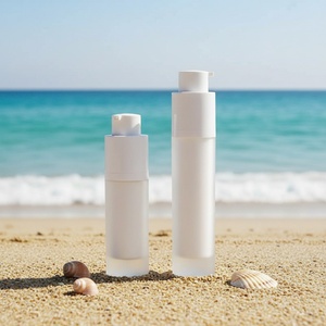 Botellas de Plástico de Doble Pared con Sistema de Dosificación sin Aire, 15ml/30ml/50ml, para Lociones y Sueros Cosméticos, con Pulverizador, Venta al Por Mayor - Product Image 2