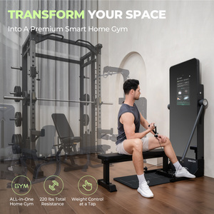 IMBODY POWER Q <b>Smart</b> Gym Fitness <b>Mirror</b> Multi Machine Ring Floor Standing 23.8 Inch Screen Home Strength Training Equipment POWE - Product Image 1