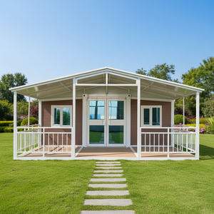 <span class=keywords><strong>Case</strong></span> Container in Acciaio <span class=keywords><strong>Economiche</strong></span> con 2 Camere da Letto, Prefabbricate Portatili Pieghevoli Modulari, Hotel di Lusso Prefabbricati, Mini <span class=keywords><strong>Case</strong></span> - Product Image 1