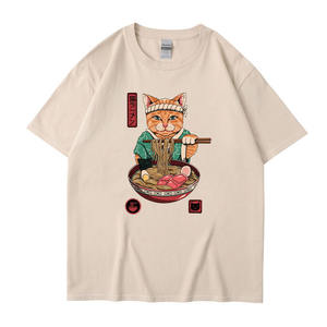 Nuovo stile di moda Street Hip Hop t-shirt a maniche corte con stile giapponese Design stampa giapponese per il tempo libero giapponese - Product Image 1