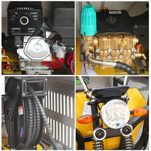 2025 nouveau produit <span class=keywords><strong>le</strong></span> <span class=keywords><strong>plus</strong></span> populaire Machine de nettoyage de route de parc de camion de lavage à haute pression à trois roues - Product Image 5