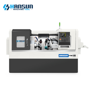 Good Quality Slant <b>Bed</b> Horizontal Medium Duty Twin Spindle Dual Y-axis Power Turret CNC Lathe Machine - Product Image 2