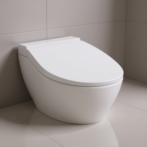 Asiento de inodoro para inodoro Jumbo, forma Xilo, blanco, con bisagras de expansión - Product Image 3