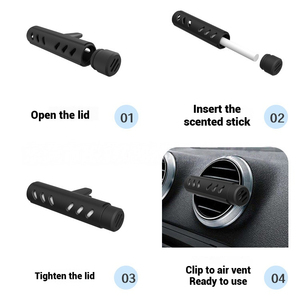 Désodorisant de petite taille en Silicone longue durée accessoires d'intérieur de voiture bâtons de recharge réutilisables diffuseur de parfum de voiture - Product Image 3