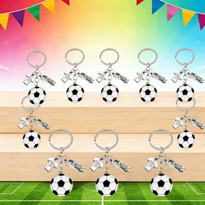 Juego de llaveros de fútbol de metal con LOGO personalizado, tarjeta de regalo y <span class=keywords><strong>bolsa</strong></span> para amantes del fútbol, hombres, mujeres, jugadores de fútbol y aficionados. - Product Image 4