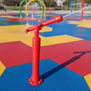 Canon à eau rotatif de dessin animé en gros pour enfants, équipement de jeu aquatique pour piscine et parc aquatique - Product Image 3