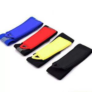 Cycling Leg <b>Straps</b> <b>Velcro</b> Closure Polyester Adult Wind Sand Protection Bicycle Trouser <b>Straps</b> For Outdoor Riding - Product Image 2