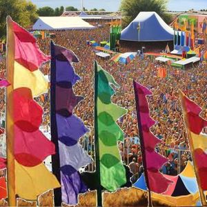 Drapeau balinais 75x400cm avec mât en fibre de verre, style réglable pour la suspension ou le dépliage, drapeau de festival extérieur - Product Image 2