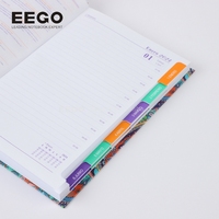 Nouveau Design, échantillon gratuit, carnet de notes personnalisé à couverture rigide A5, agenda imprimé, agenda imprimé