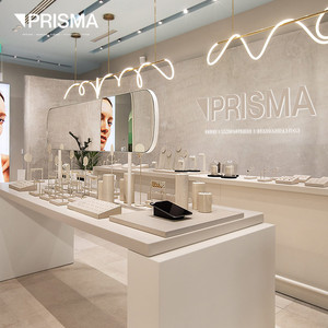 Tùy chỉnh sang trọng Boutique SH29 kính trang sức hiển thị đứng đồ trang sức bằng gỗ cửa hàng Truy cập trang sức sang trọng hiển thị <span class=keywords><strong>Showcase</strong></span> thiết kế - Product Image 1