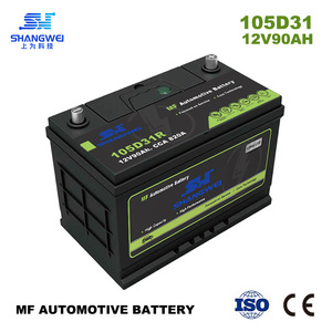 Nissan JIS105D31 Car <b>Battery</b> <b>12V</b> 90Ah Maintenance Free Start <b>Battery</b> - Product Image 3