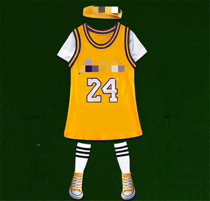 Ventes en gros de maillots de basket-ball pour enfants de haute qualité, robes d'été pour petites filles, robes pour enfants et adultes - Product Image 3