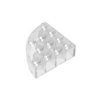 [Gobricks]GDS-1014 Blocs de construction en plastique ABS à l'échelle 1:8, pièces 2577, brique ronde à coins arrondis 4x4, brique complète
