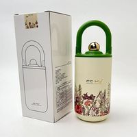 Botol Air Vakum Isolasi Stainless Steel Gaya Retro untuk Wanita - Desain Minimalis Modern, Performa Termal 12-24 Jam
