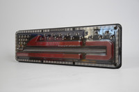 Conjunto de Luces Traseras para Camión, 24V, Luz de Señalización Trasera Roja, Ámbar y Blanca para Semirremolques, Flotas Logísticas, Reequipamiento/Actualización Universal