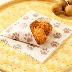 Hamburger <b>Paper</b> Sandwich <b>Paper</b> Greaseproof Food Grade Custom Logo Wax <b>Paper</b> Baking Kitchen Chicken Roll - Product Image 3