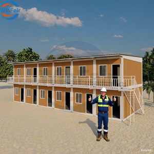 Winfair Trung Quốc Pitched Roof Hai Decker Hai Lớp Câu Chuyện Tầng Modular Vận Chuyển <span class=keywords><strong>Container</strong></span> Tháo Bung Đúc Sẵn Nhà Bung - Product Image 1