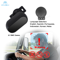 Cámara DMS con IA para Vehículos, Monitoreo del Comportamiento del Conductor, Advertencia de Voz en Tiempo Real, Fatiga, Fumar, Uso del Teléfono, Plug and Play, Seguridad de la Flota