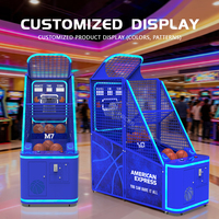 Machine de jeu d'arcade de tir au basket-ball automatique à monnayeur personnalisée pour enfants et adultes