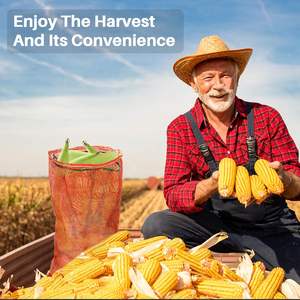 Bolsas de malla grandes personalizables para productos agrícolas, 60 lb, reutilizables, lavables, transpirables, con cordón, para cebollas y patatas - Product Image 3