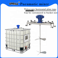 Mélangeur pneumatique SPRALL pour conteneur IBC industriel, agitateur pour baril de 1000 L, mélangeur pour réservoir IBC