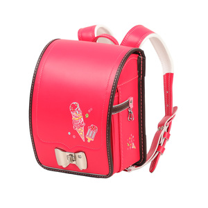Pink Japanese Style Kindergarten <b>Backpack</b> With Flap Lock Unisex School Bag Breathable Waterproof Ultralight Design - Product Image 4