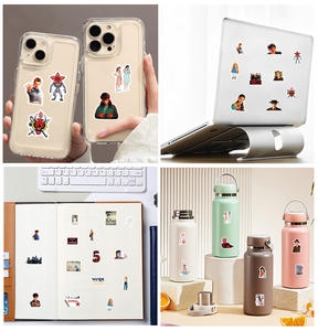 HECION 54 autocollants Graffiti <span class=keywords><strong>Stranger</strong></span> <span class=keywords><strong>Things</strong></span> 5 imperméables pour coques de téléphone, tablettes, bagages - Product Image 5