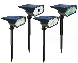 Factory Direct Price 46LED 2 in1 Solar Yard Spot Lights Wasserdichtes Solar landschafts licht im Freien Dämmerung bis zum Morgengrauen Solar Garden Lights