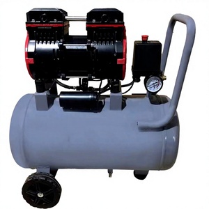 Supplier 200L/min 2HP 3HP 1HP Small Portable Oil-Free Air-<b>Cooled</b> Noiseless Direct Driven Portable Air Compressor - Product Image 1