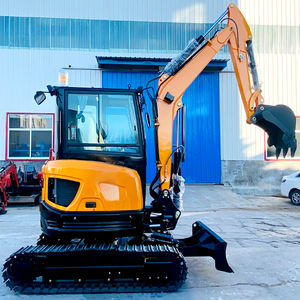 Snelle levering 3,5-tons minigraafmachine met bak en telescopische rupsbanden, CE/EPA minigraafmachine - Product Image 4