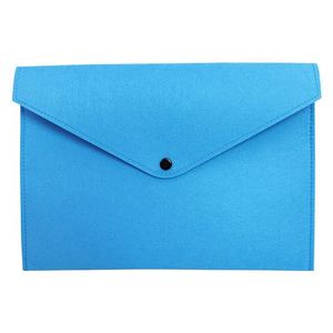 Porte-documents A4 en feutre chimique portable, couleur unie, avec logo personnalisé, pour dossiers professionnels - Product Image 3