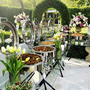 Scaldavivande di Lusso in Vetro da 6L per Buffet con Sistema di Riscaldamento a Combustibile per Servizio di <span class=keywords><strong>Catering</strong></span> Alberghiero - Product Image 2