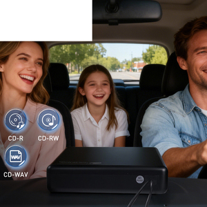 Factory Custom Portable <b>Car</b> <b>CD</b> DVD <b>Player</b> With USB Power Remote Control For Vehicle Stereo System Accessory Universal Media Box - Product Image 4