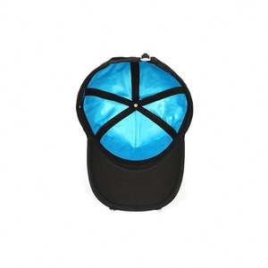 Haute qualité 5 panneaux personnalisés 100% coton en détresse haut profil broderie Patch papa chapeau Baseball chapeaux avec doublure en Satin - Product Image 6