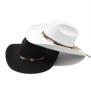 Chapeaux de haute qualité 100% laine d'Australie 180 grammes couleur gris pour hommes et femmes - Product Image 4