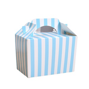 Emballage portable personnalisé pour mariage, anniversaire et Noël, avec poignée, logo de boîte à gâteaux mystérieux, desserts en papier de boulangerie, vente en gros - Product Image 6