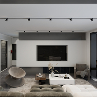 Nouvelle conception de rail lumineux magnétique à double tête, éclairage modulaire flexible, Zigbee Tuya, éclairage magnétique intelligent à intensité variable pour hôtel