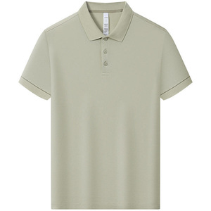 Polo en polyester uni pour homme, manches courtes, vêtements de travail, usage quotidien - Product Image 4